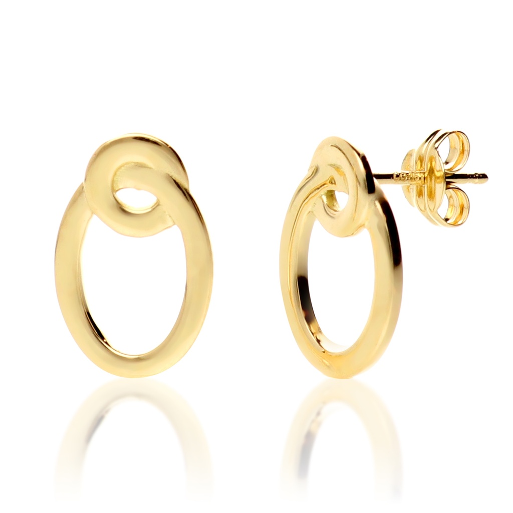 Pendientes Presión Oval