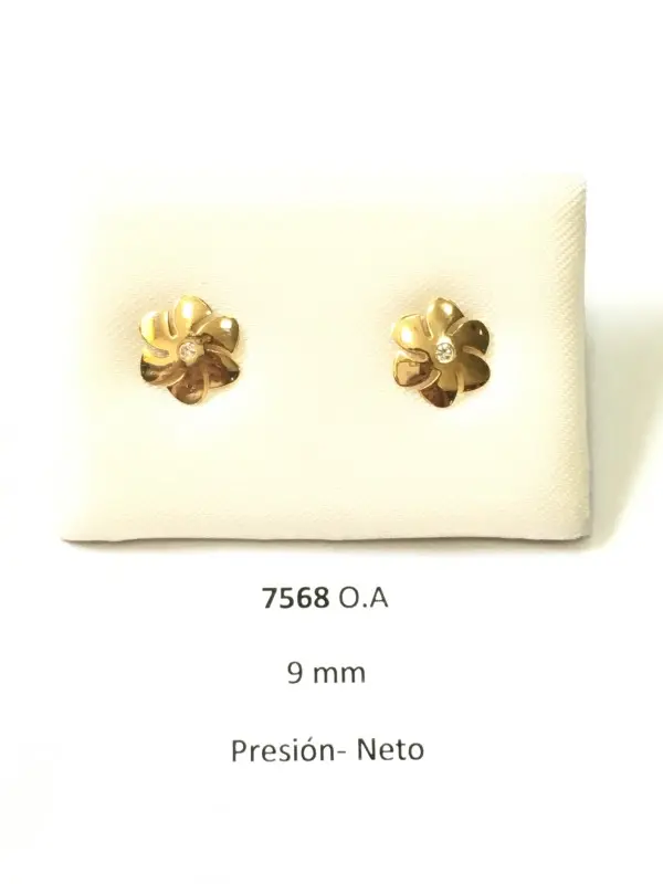 Pendientes Presión Flor