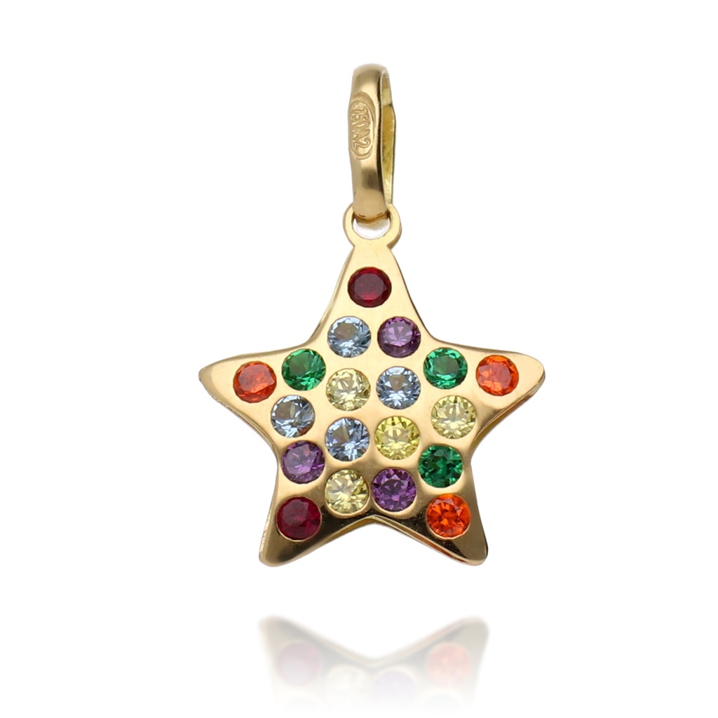 Colgante Estrella Color