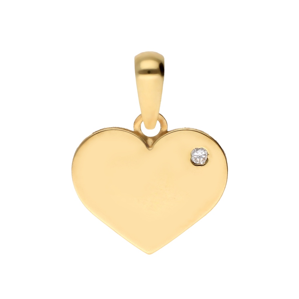 Colgante Corazón con Circonita