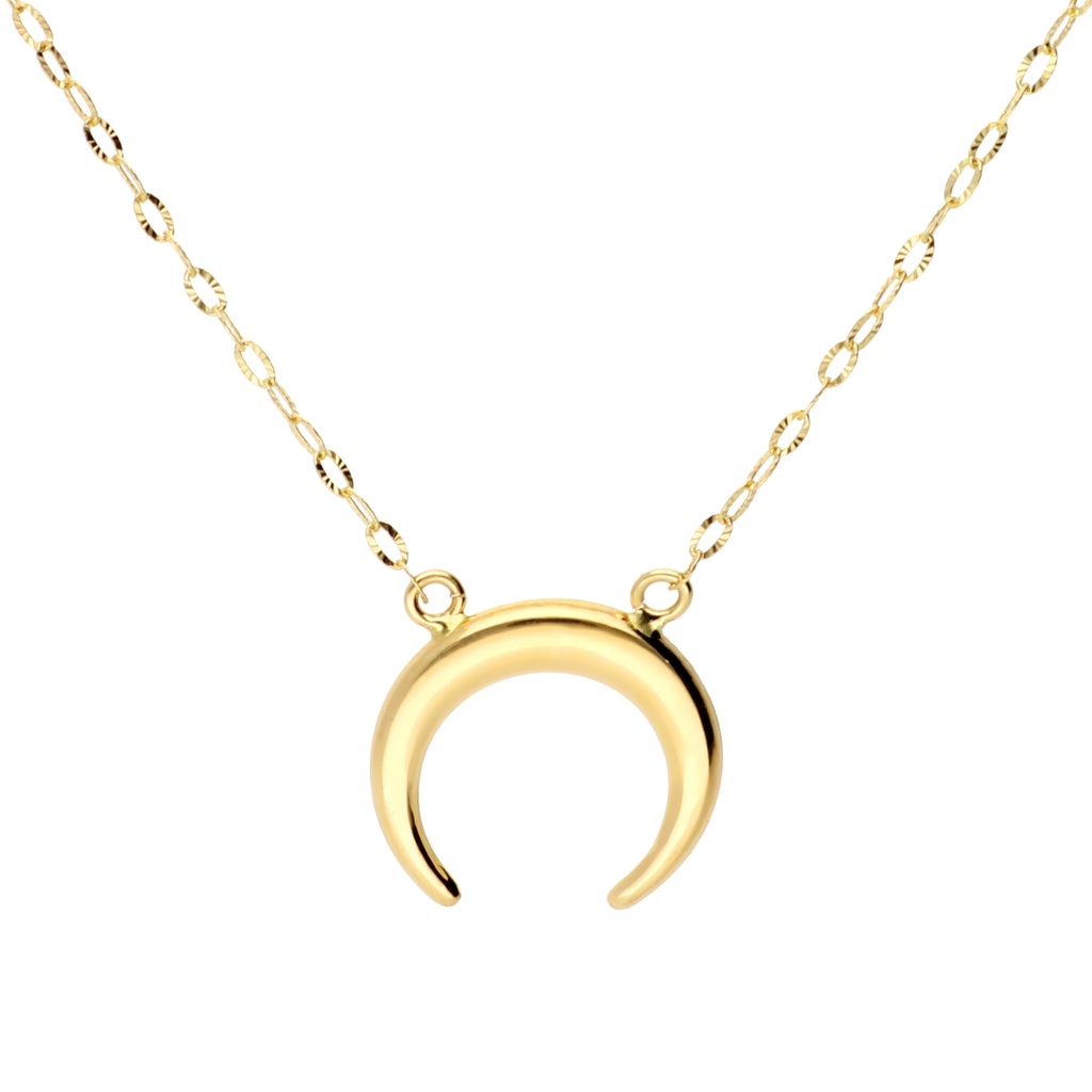 Gargantilla Luna Oro Amarillo