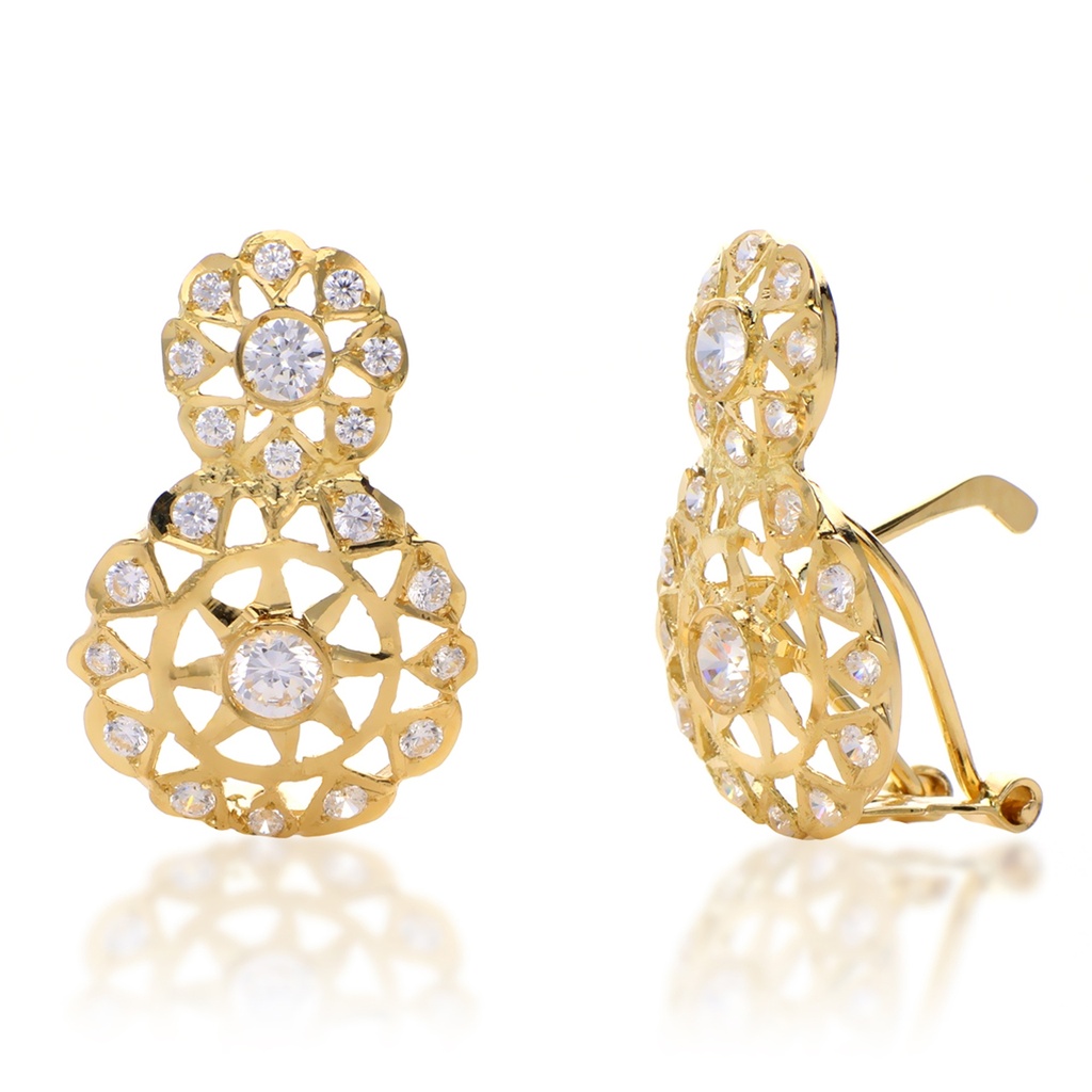 Pendientes Omega Oro Amarillo
