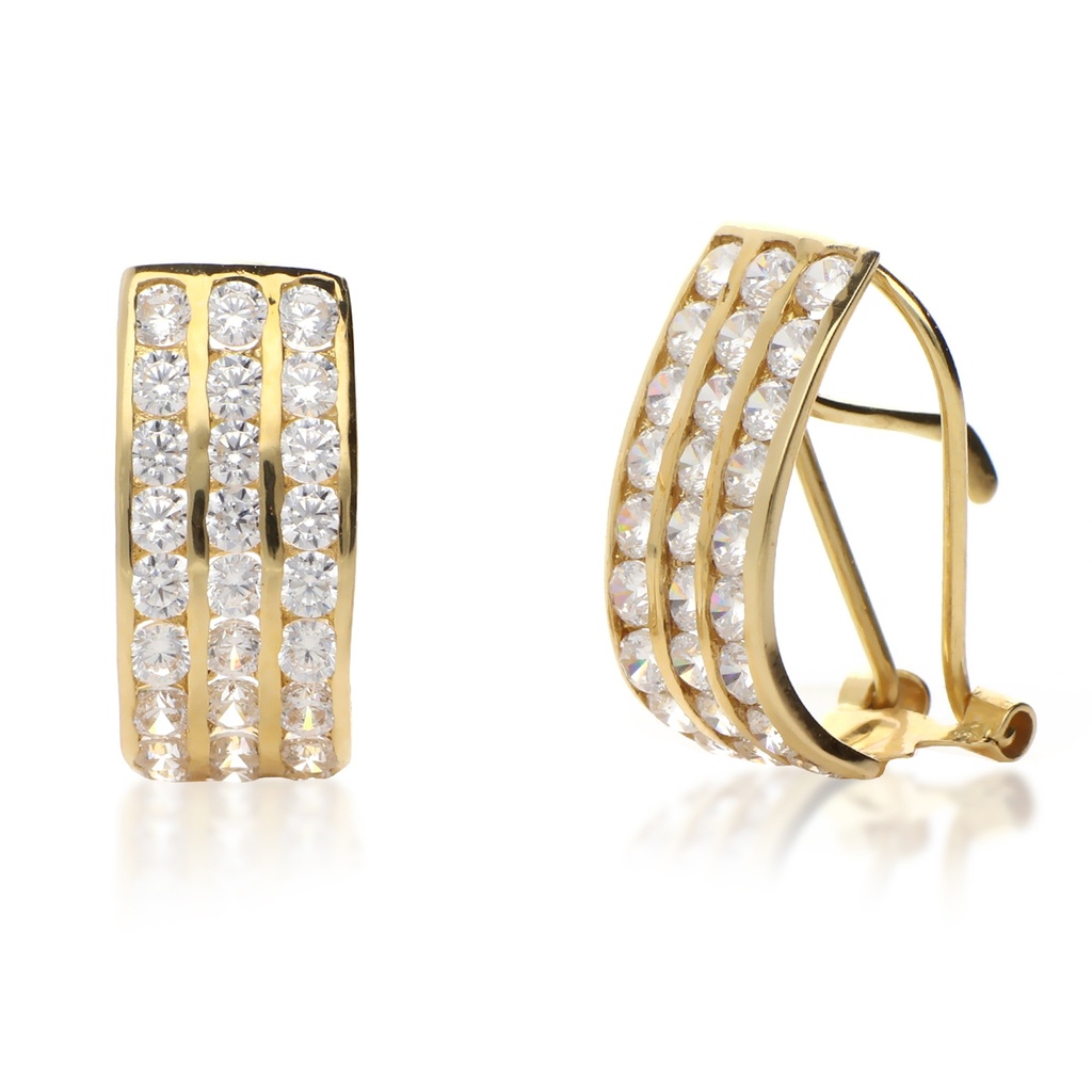 Pendientes Omega Oro Amarillo