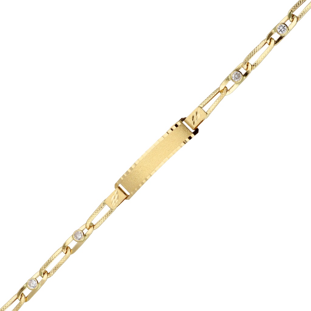 Pulsera Chapa Circonitas