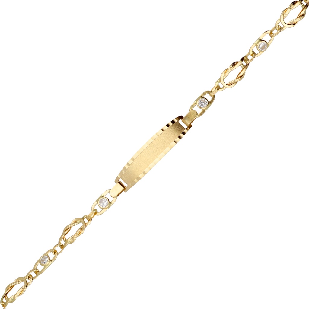 Pulsera Chapa Circonitas