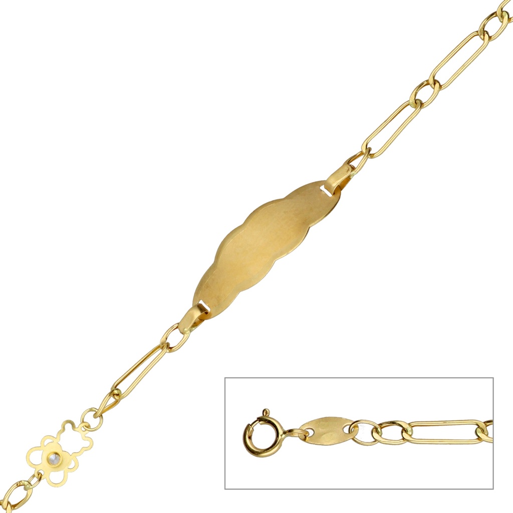 Pulsera Bebé Chapa Oso