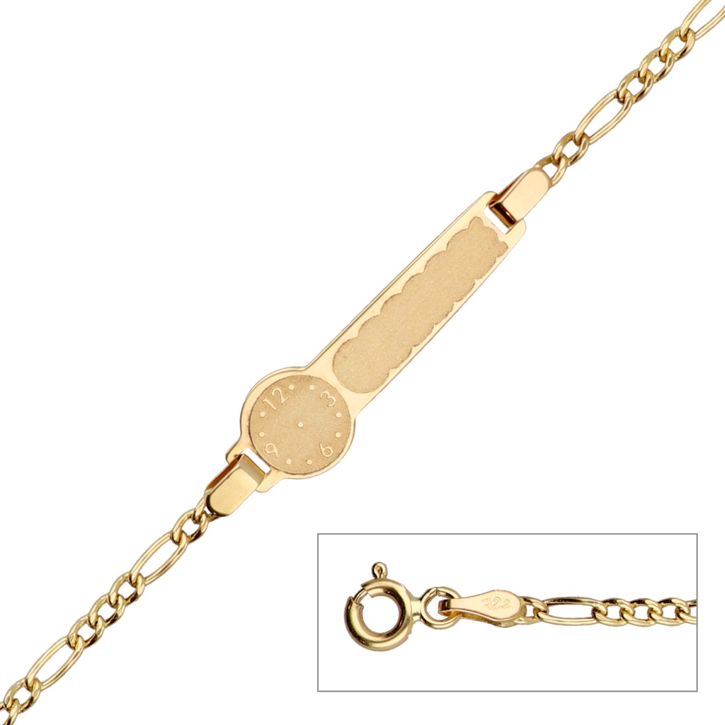Pulsera Bebé Chapa Reloj