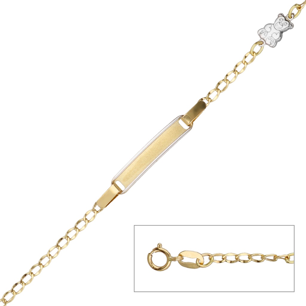 Pulsera Bebé Chapa Oso