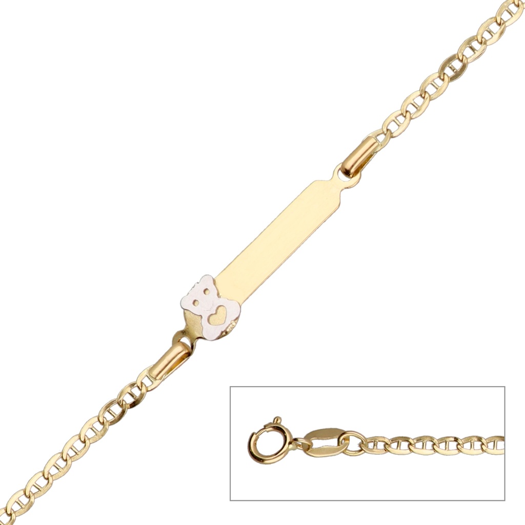 Pulsera Bebé Chapa Oso
