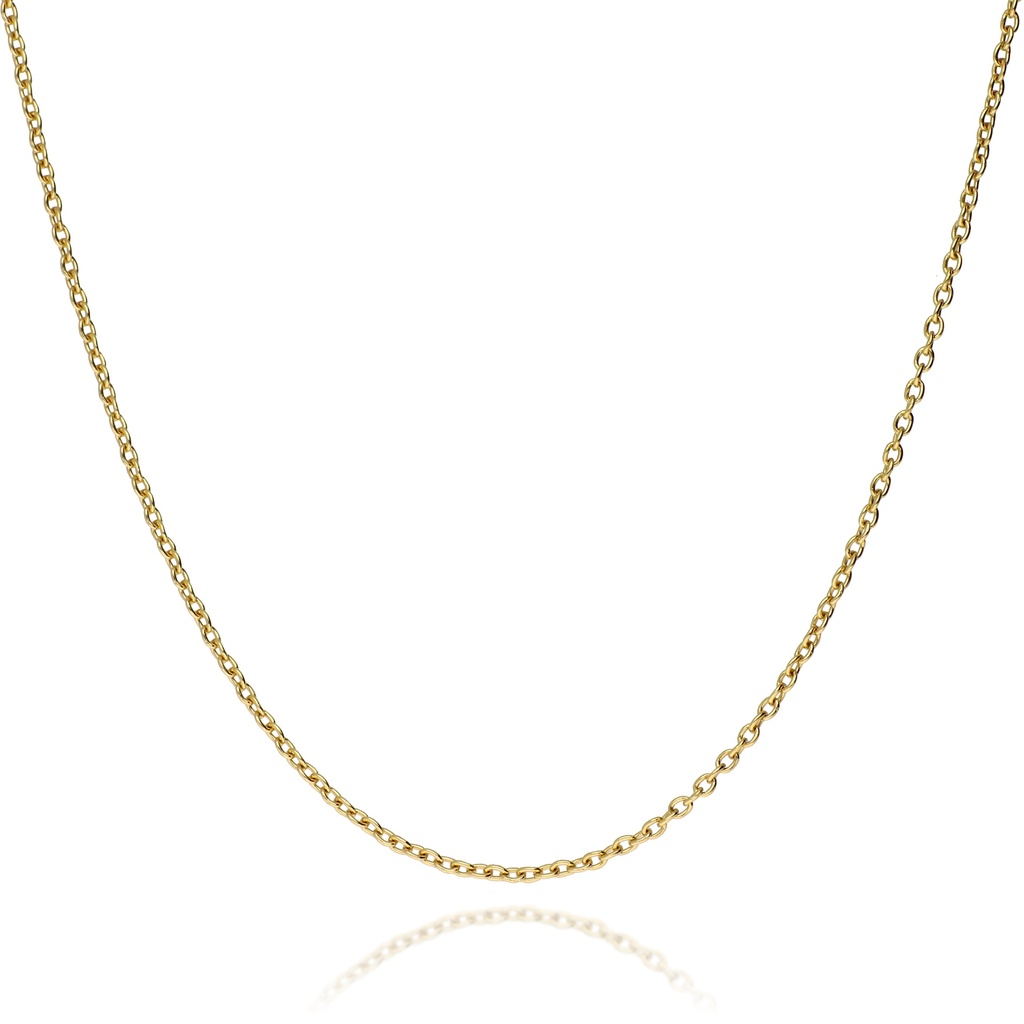 Cadena Maciza Rolo Oro Amarillo