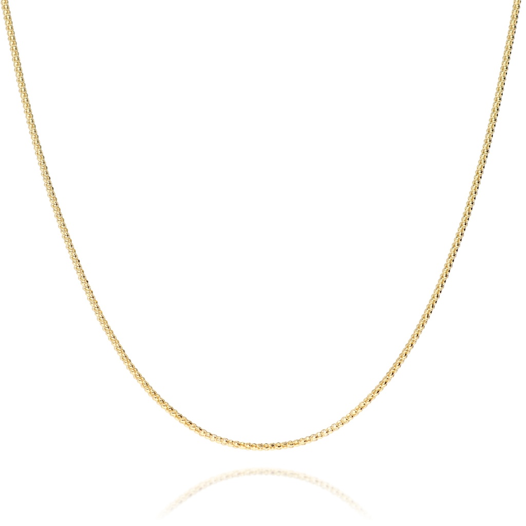 Cadena Maciza Koreana Oro Amarillo