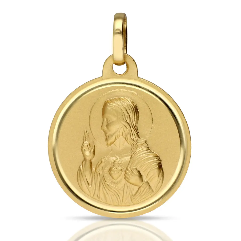 Medalla Corazón de Jesús Talla Bisel