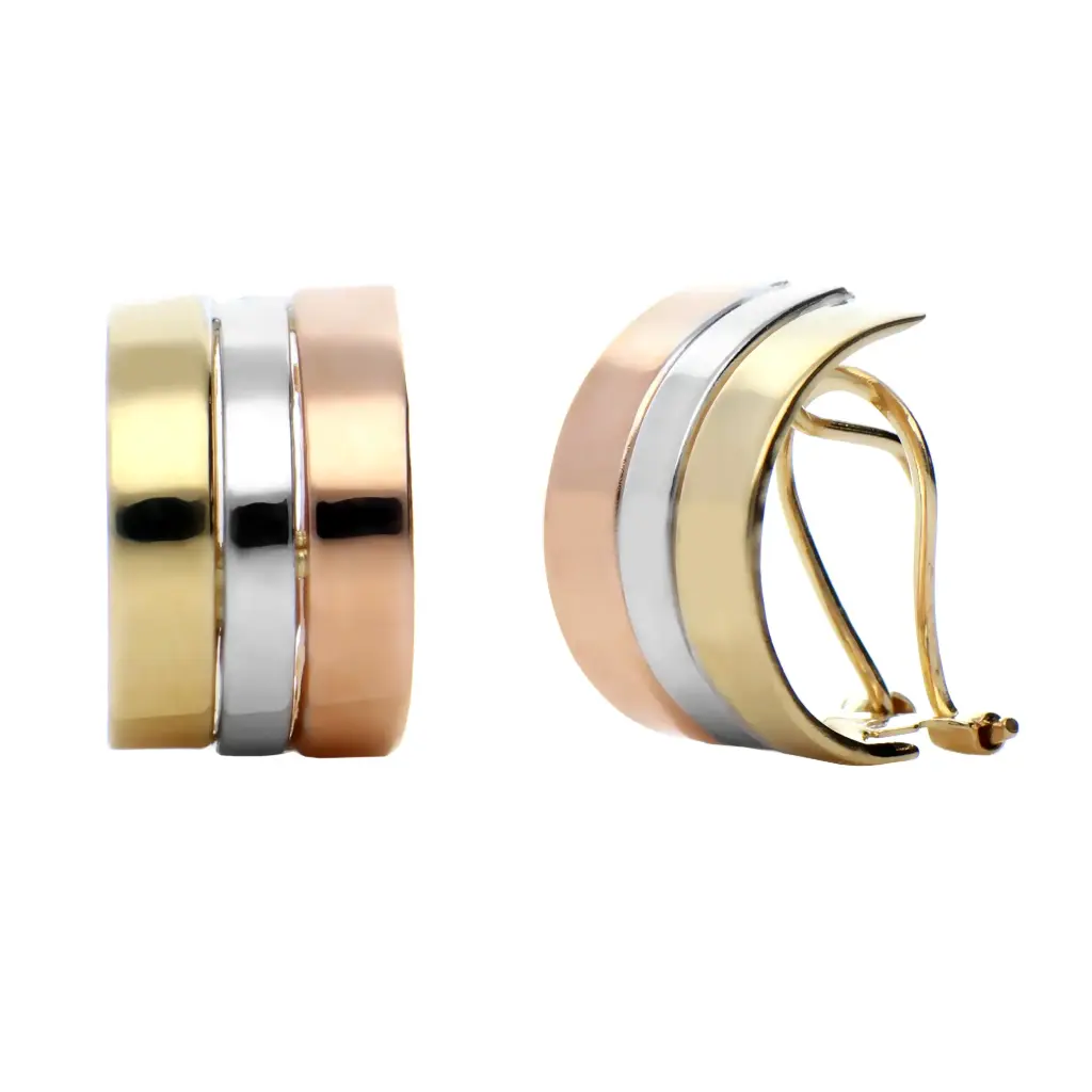 Pendientes Omega Tricolor