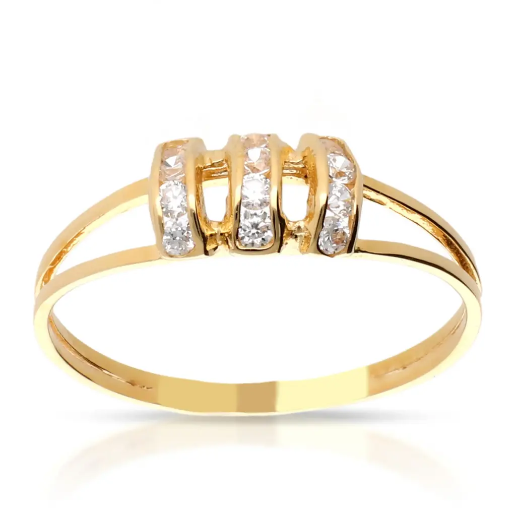 Sortija Circonitas Oro Amarillo