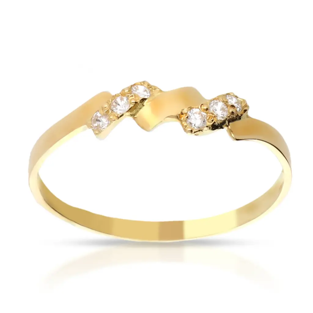 Sortija Circonitas Oro Amarillo