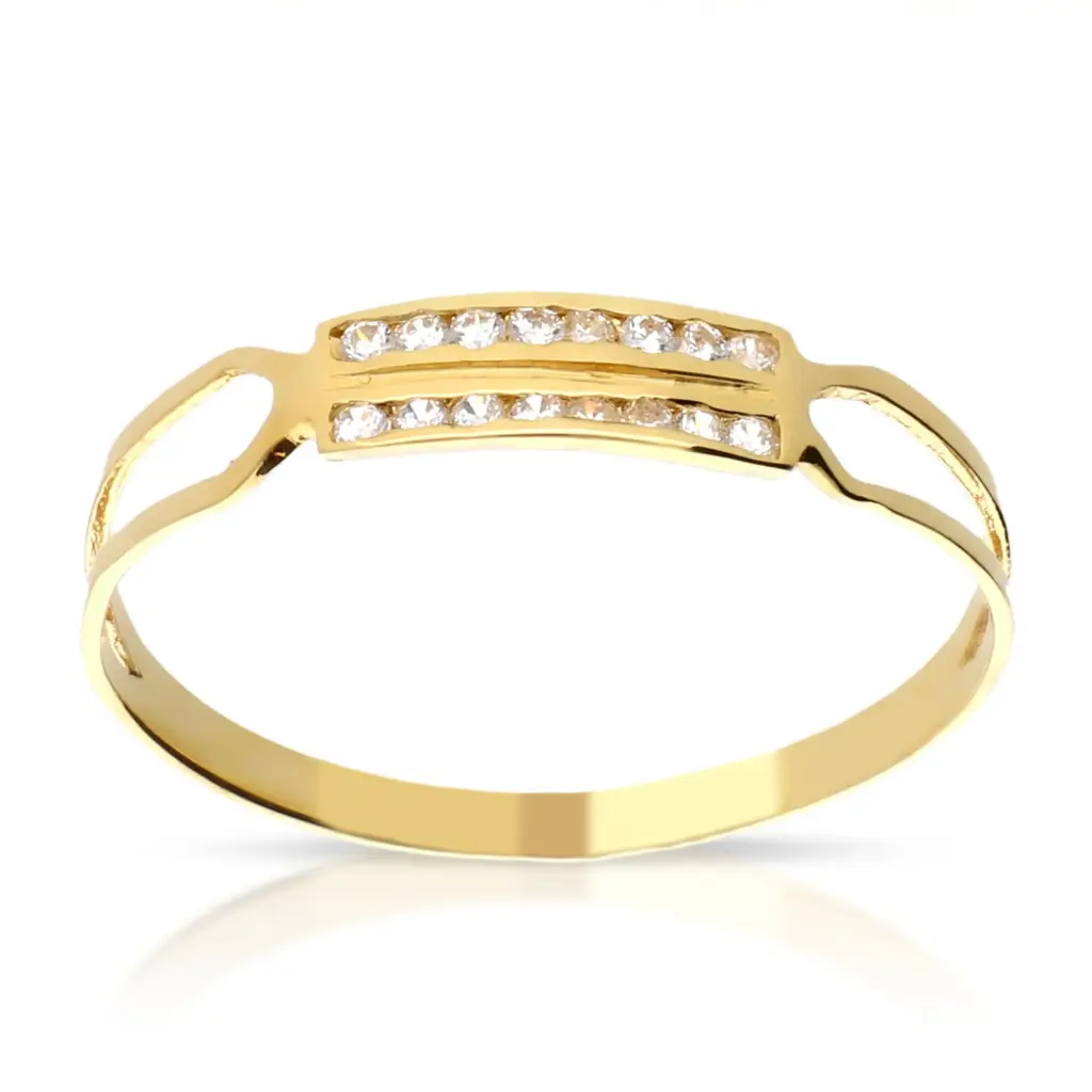 Sortija Circonitas Oro Amarillo