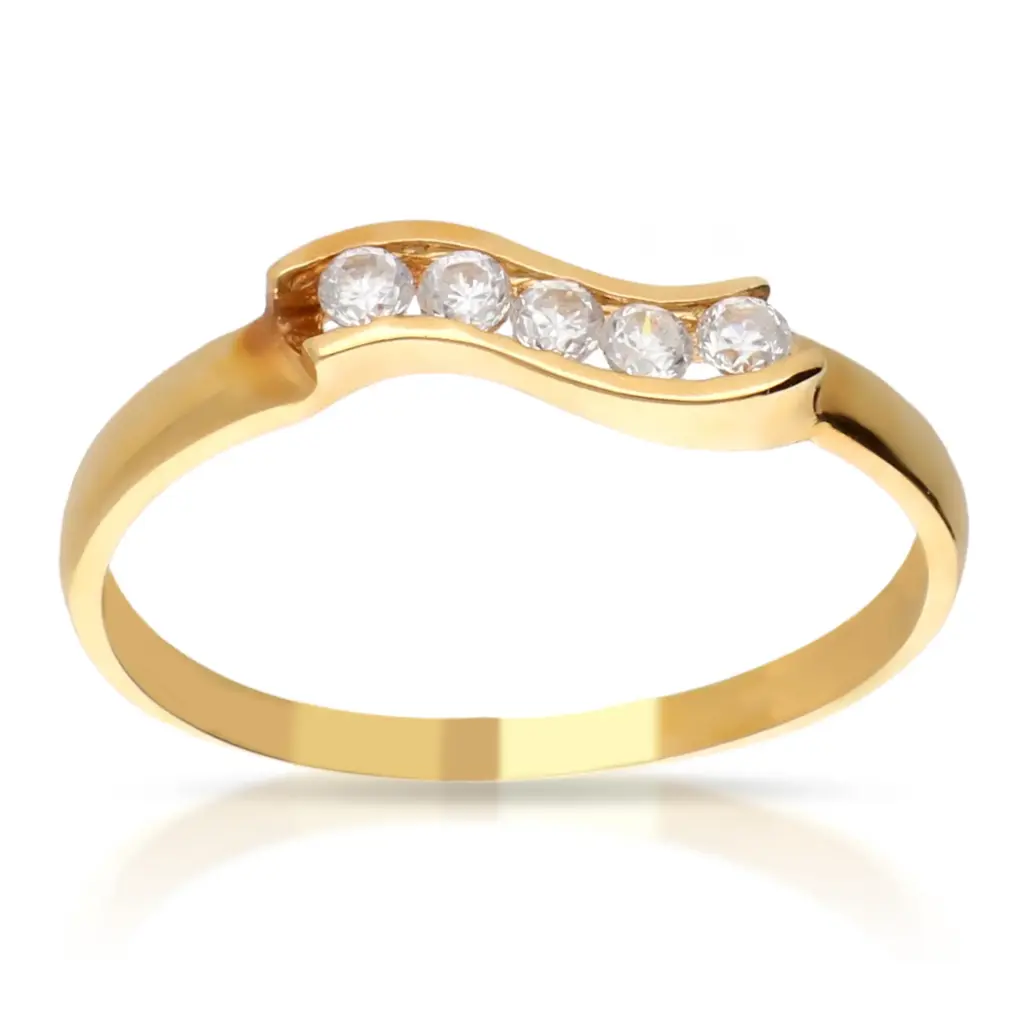 Sortija Circonitas Oro Amarillo