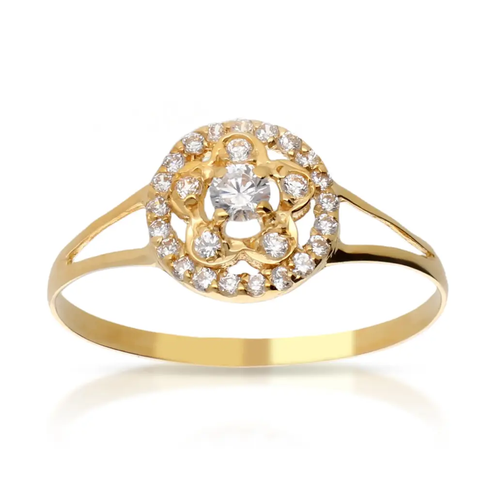 Sortija Circonitas Oro Amarillo