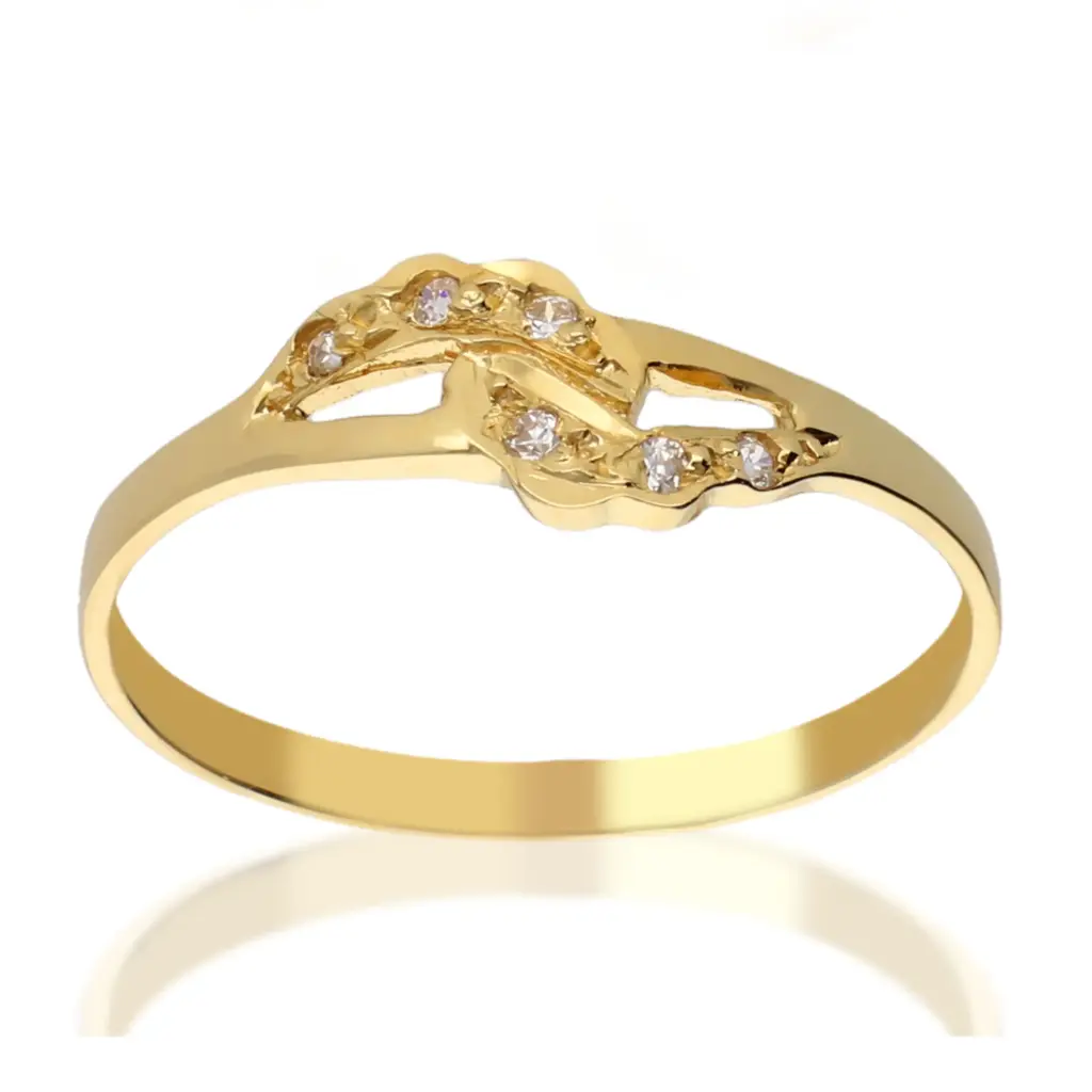 Sortija Circonitas Oro Amarillo