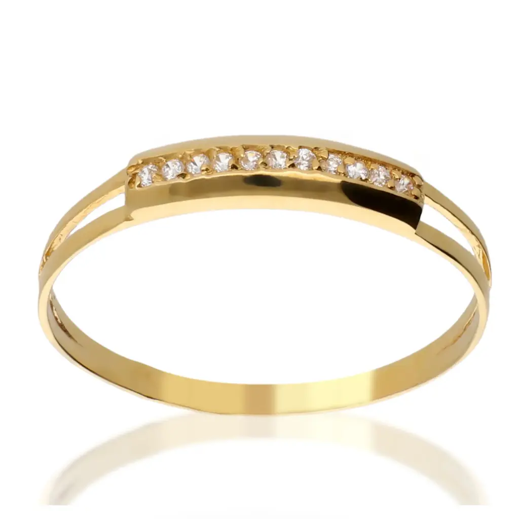 Sortija Circonitas Oro Amarillo