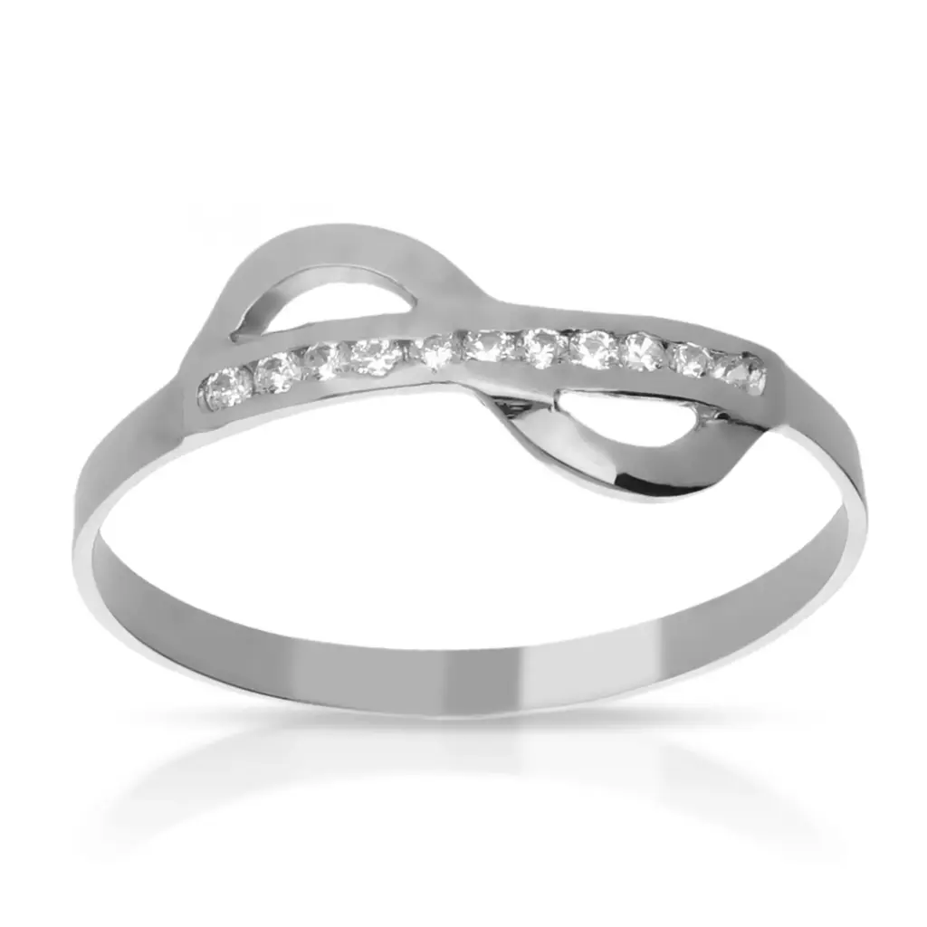 Sortija Circonitas Oro Blanco
