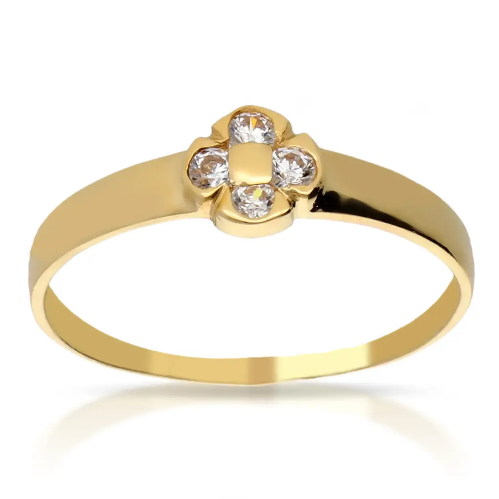 Sortija Circonitas Oro Amarillo