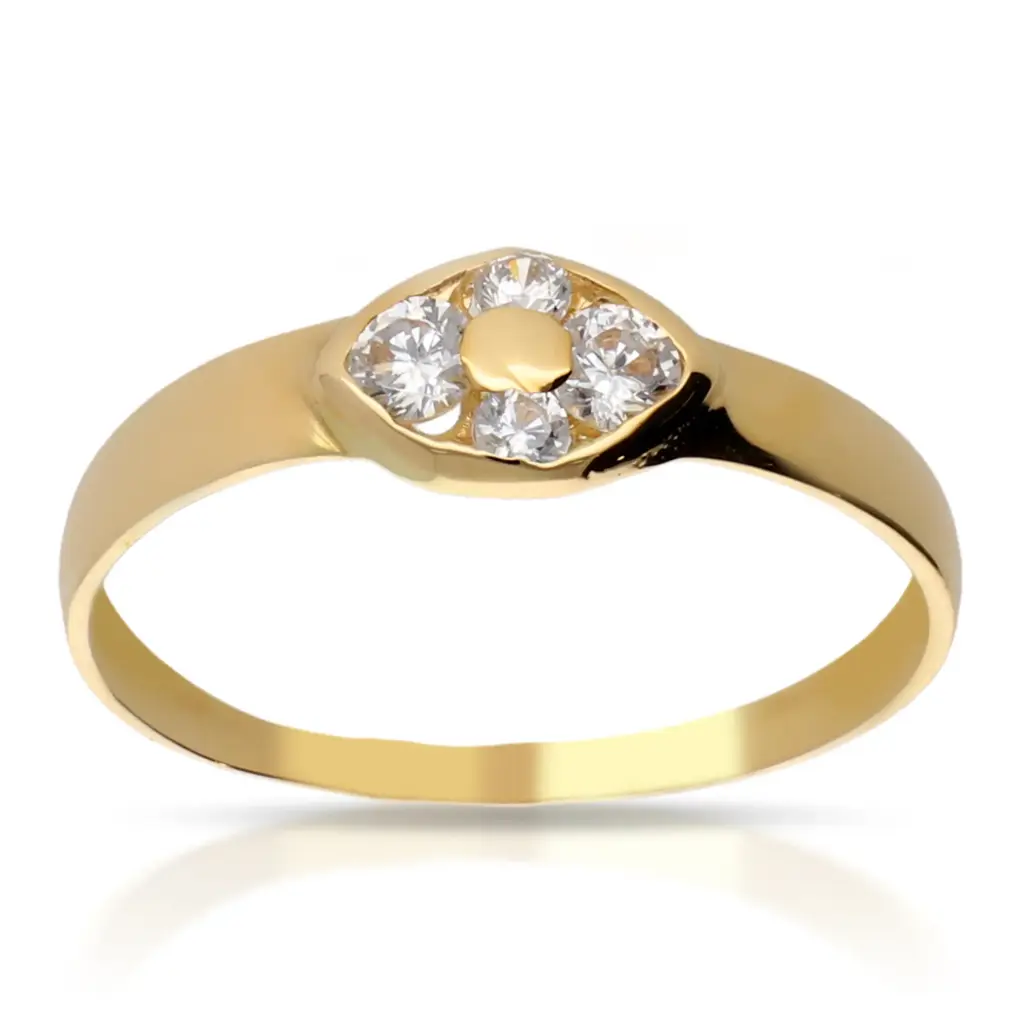 Sortija Circonitas Oro Amarillo
