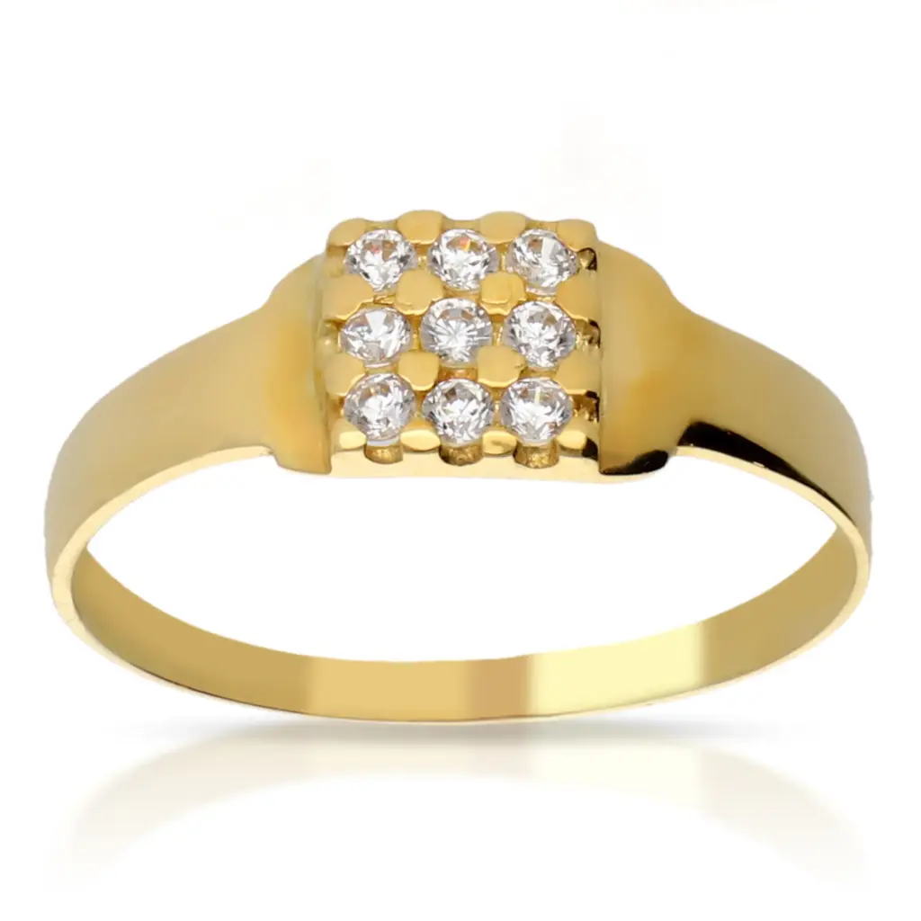 Sortija Circonitas Oro Amarillo