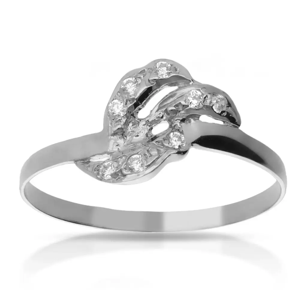 Sortija Circonitas Oro Blanco