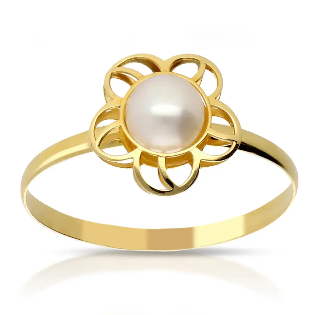 Sortija Flor Perla