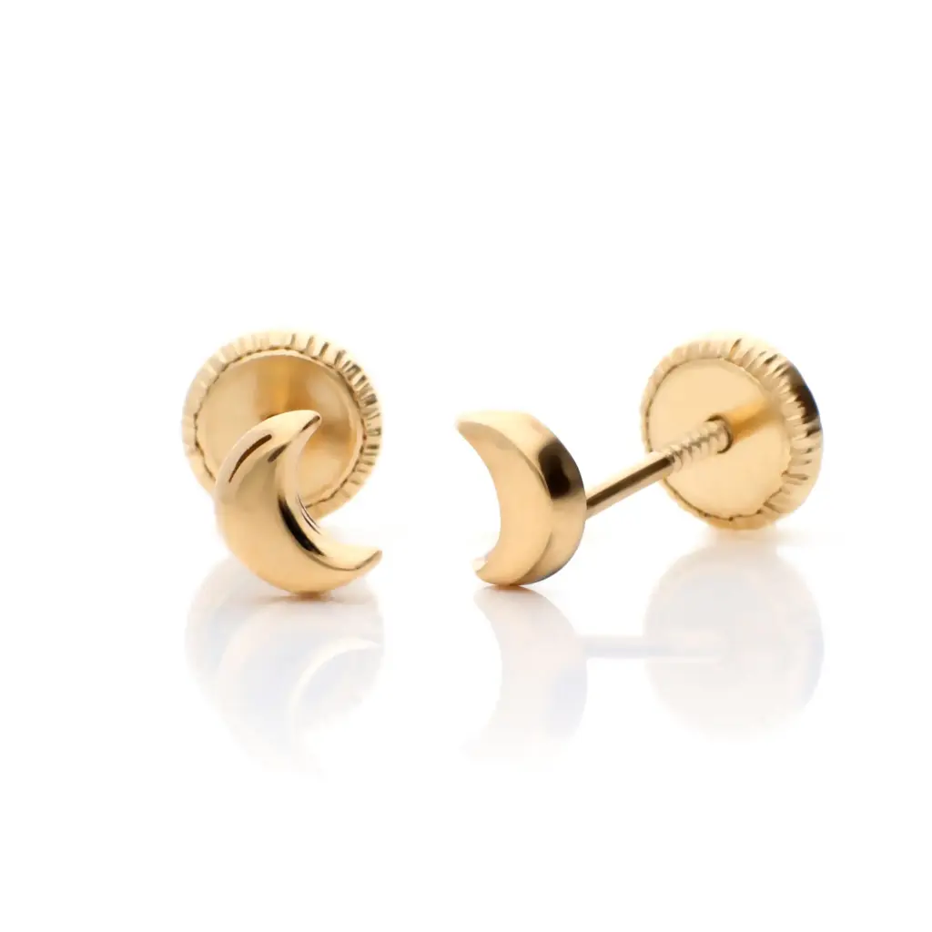 Pendientes Tuerca Luna