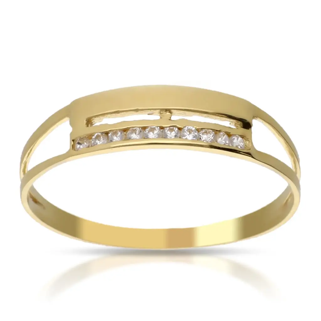 Sortija Circonitas Oro Amarillo