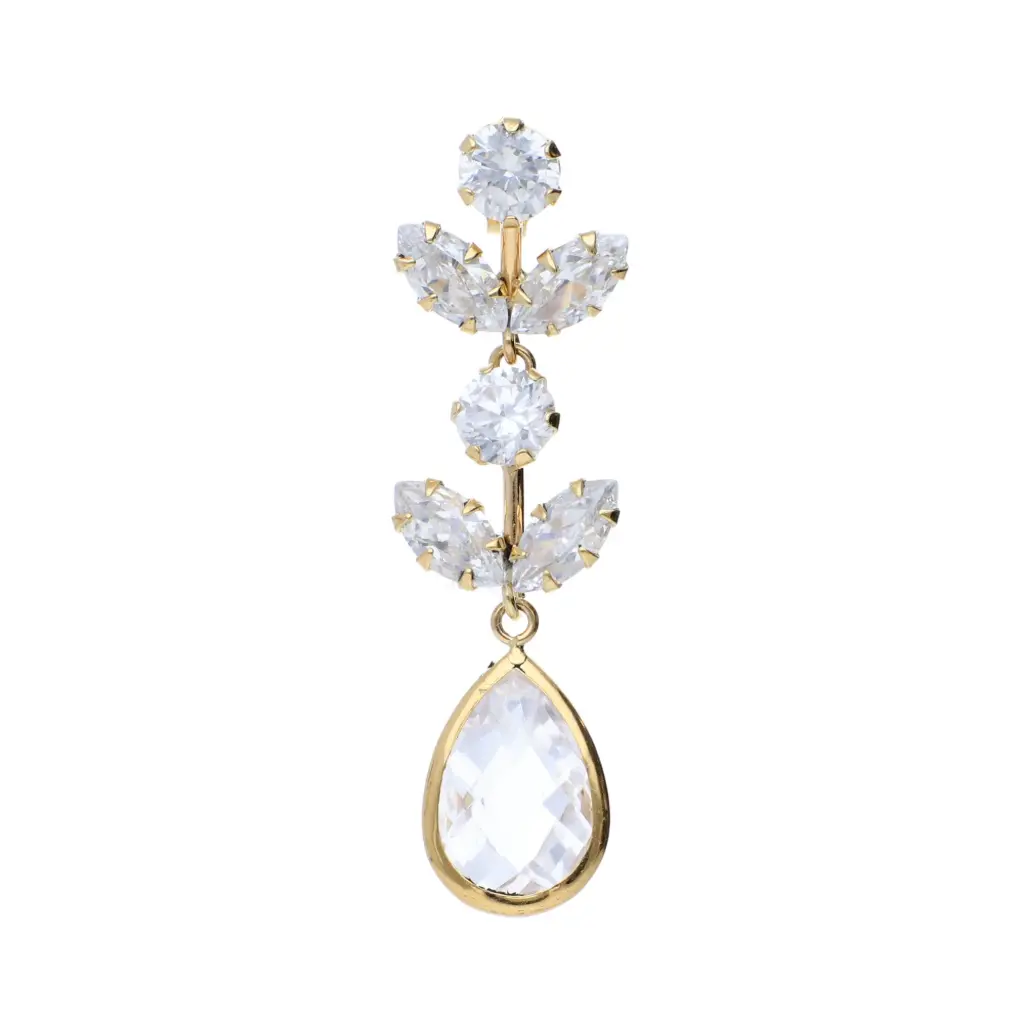 Colgante Circonitas Oro Amarillo