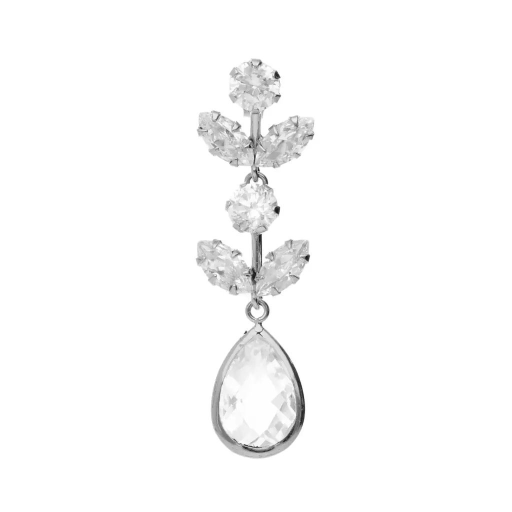 Colgante Circonitas Oro Blanco