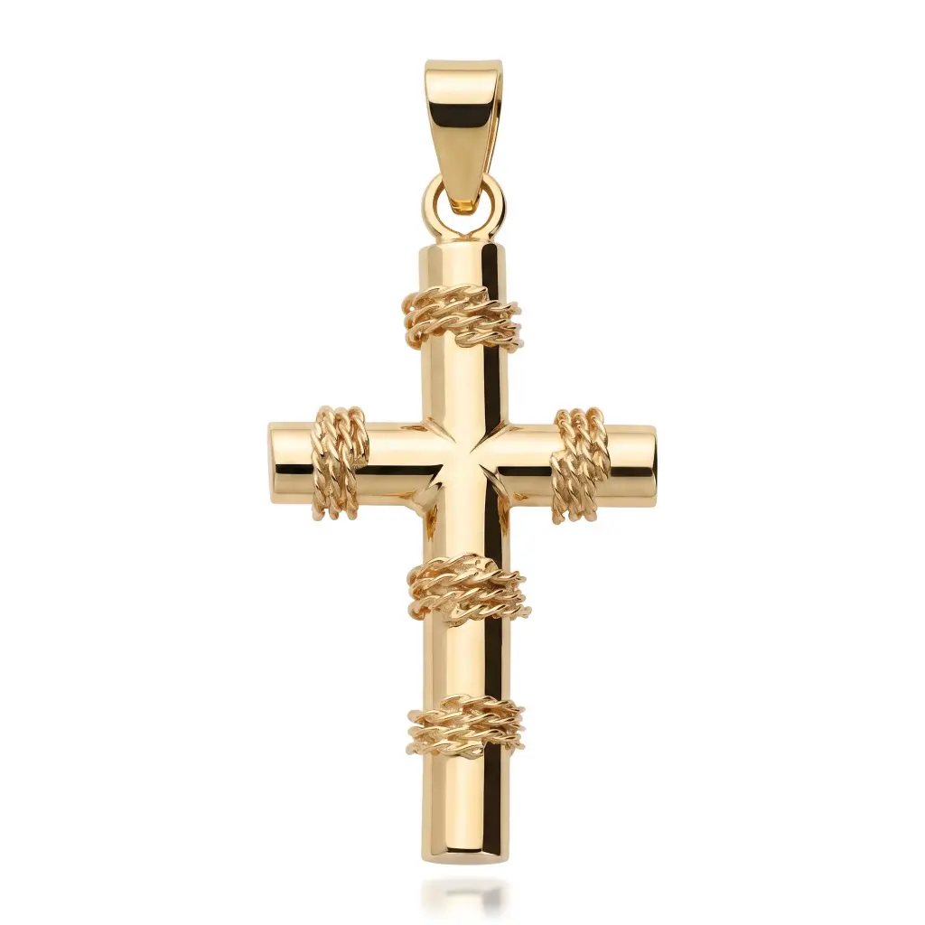 Cruz Lisa Oval Cuerdas 3.5mm