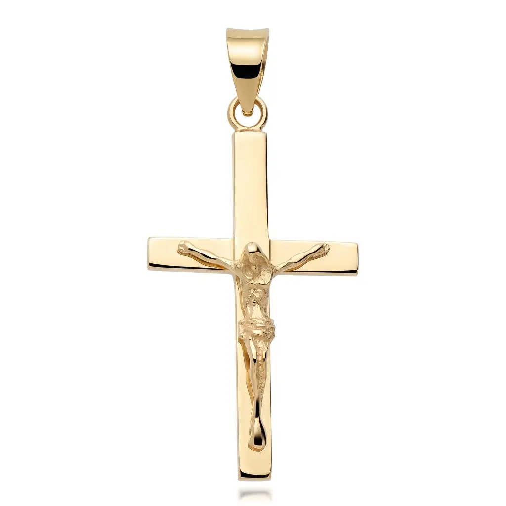 Cruz Cristo Fundición Rectangular 3 mm
