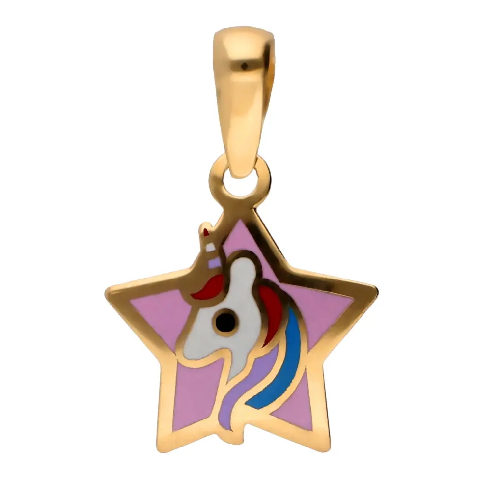Colgante Estrella Unicornio
