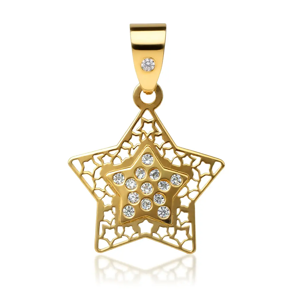 Colgante Estrella con Circonitas