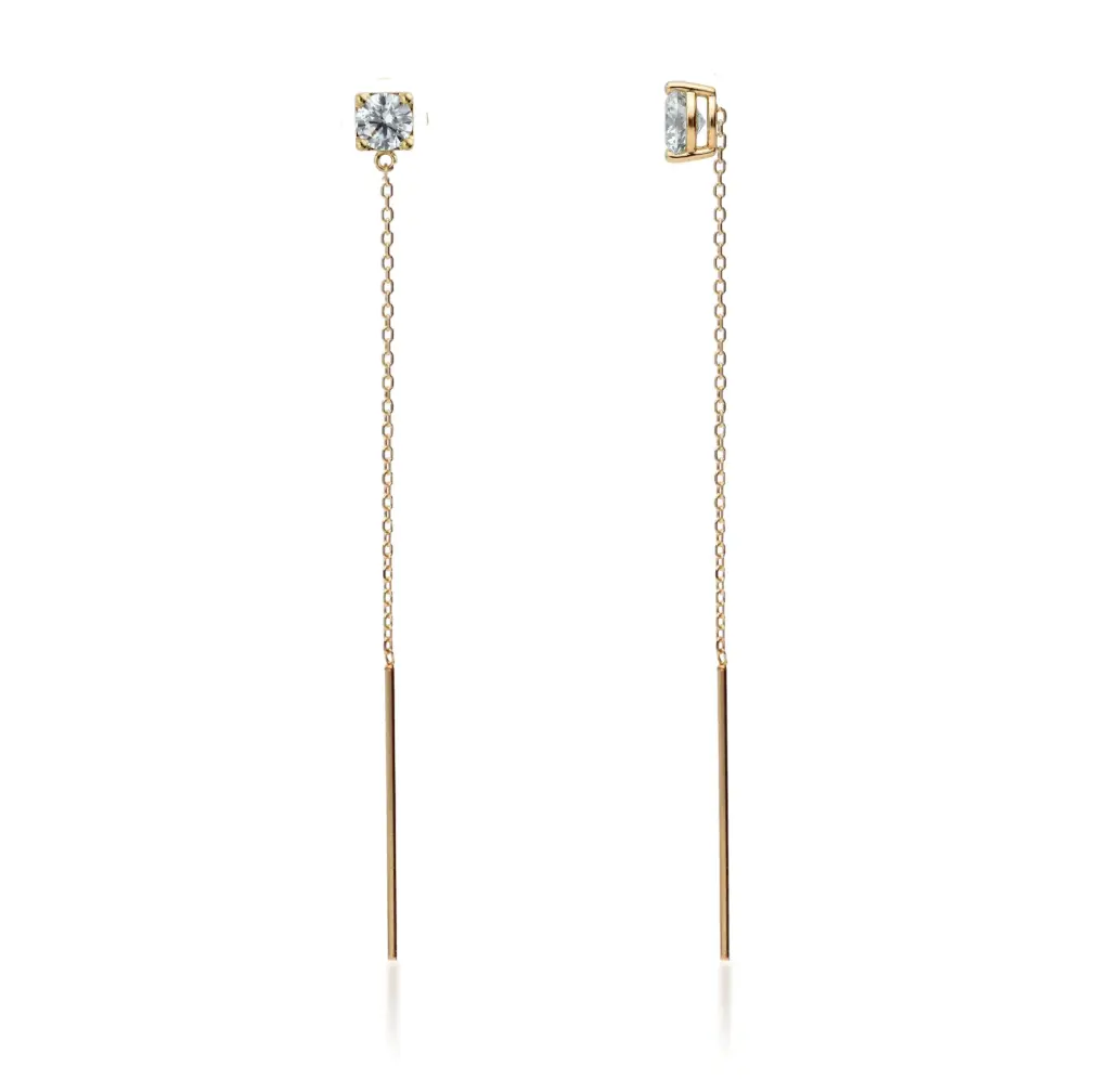 Pendientes Cadena Circonita