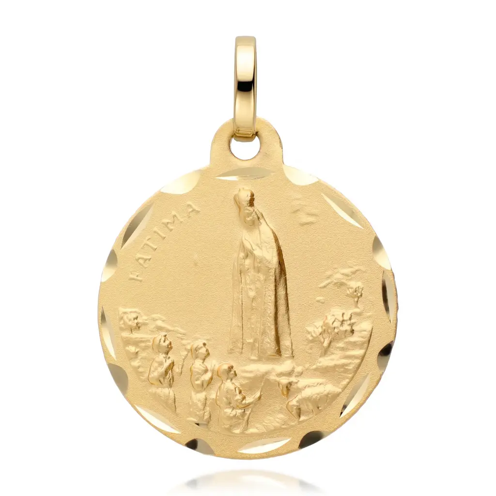 Medalla Virgen de Fátima Talla