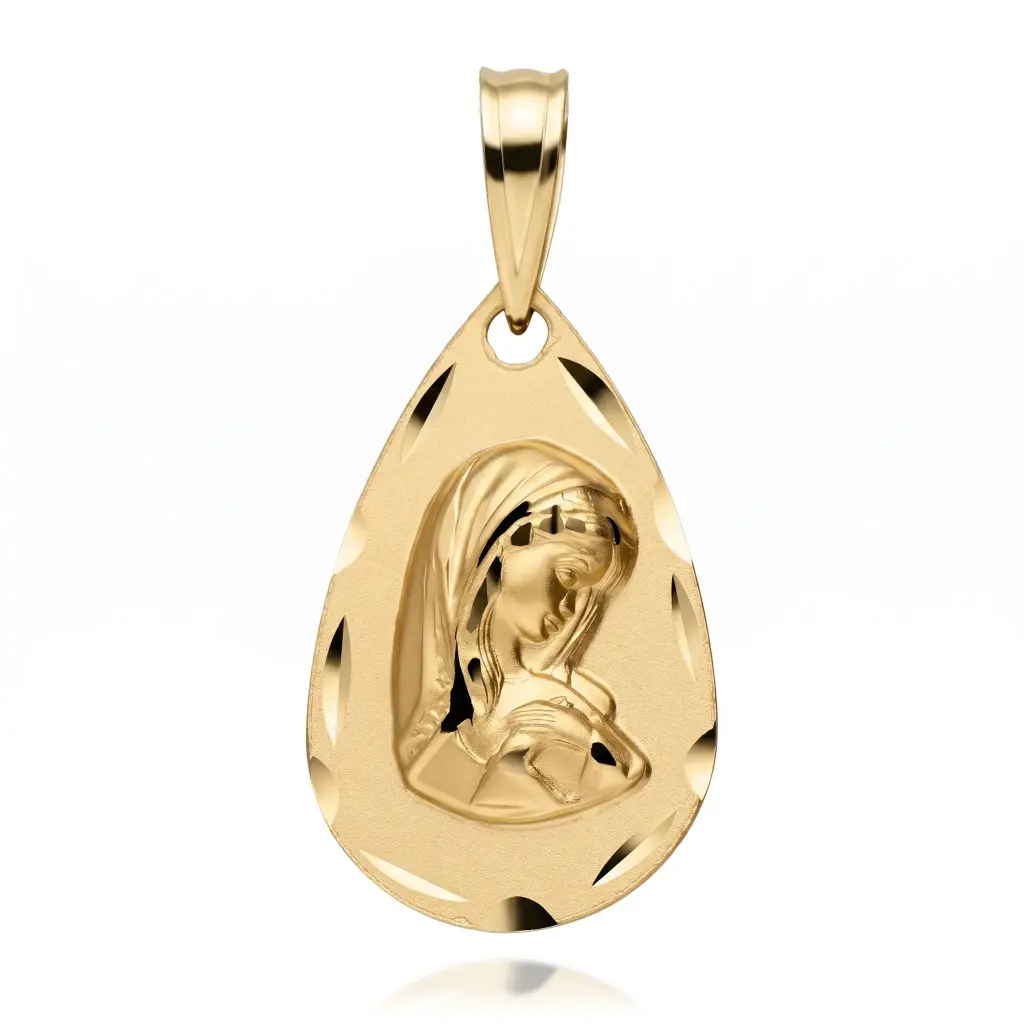 Medalla Virgen Niña Lágrima