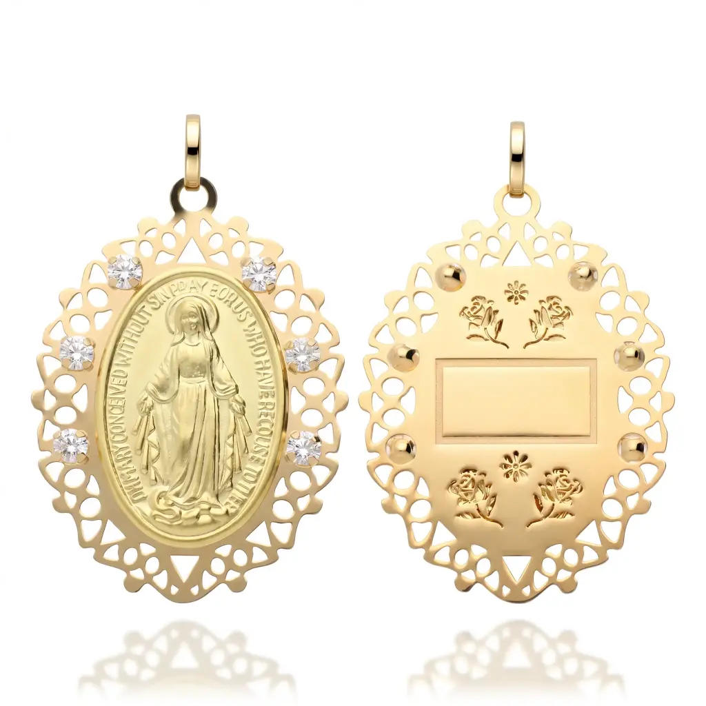 Medalla Virgen de la Milagrosa Circonitas