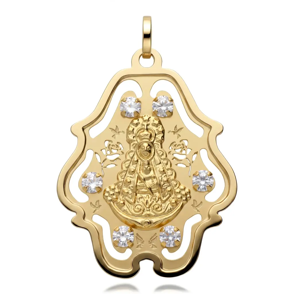 Medalla Virgen del Rocío Circonitas