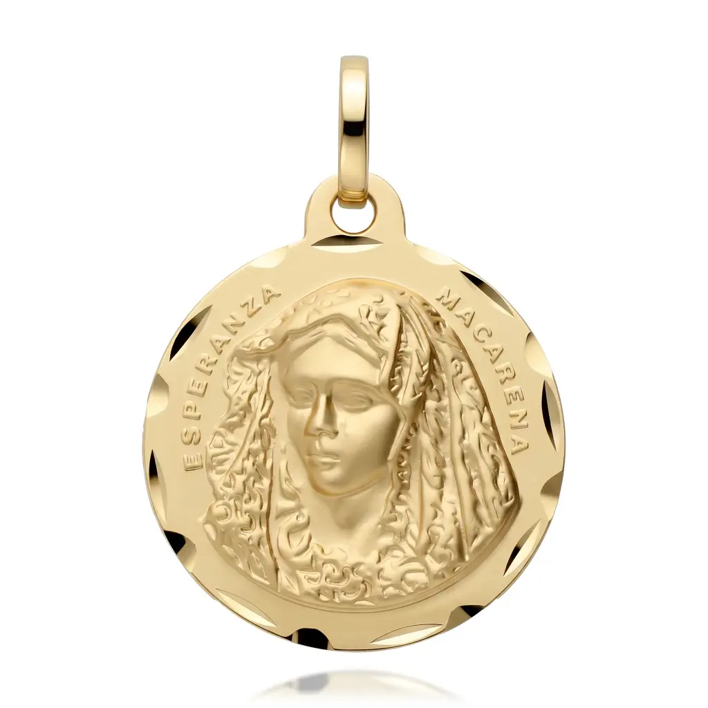 Medalla Virgen de la Macarena Talla