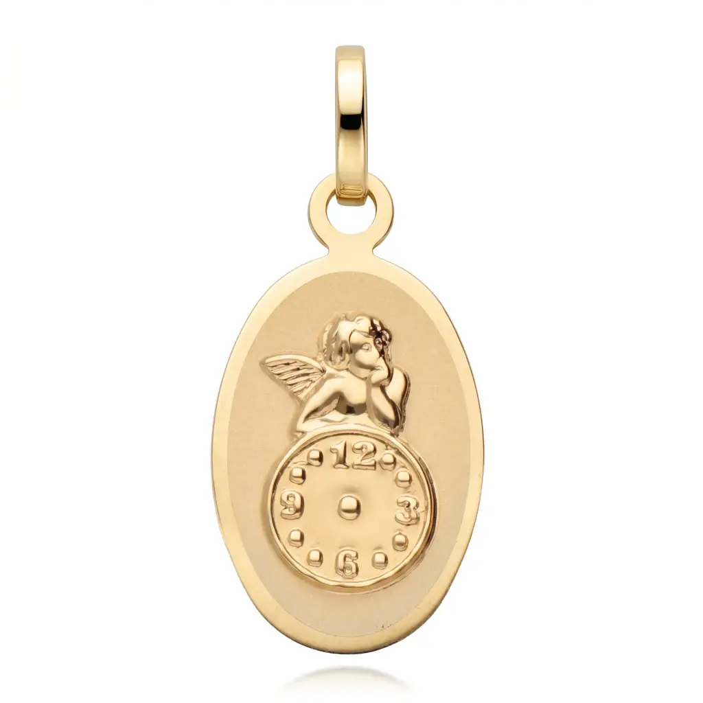Medalla Angelote Reloj Oval