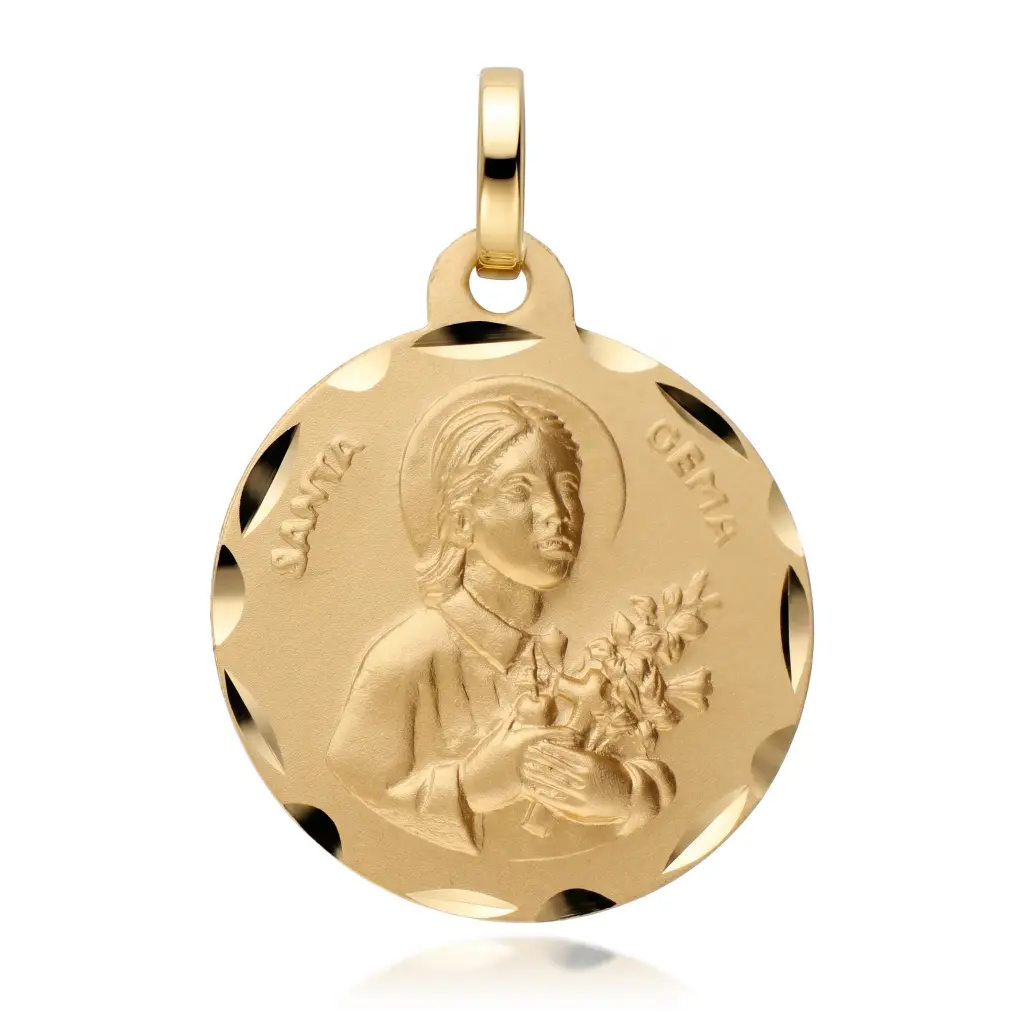 Medalla Santa Gema Redonda