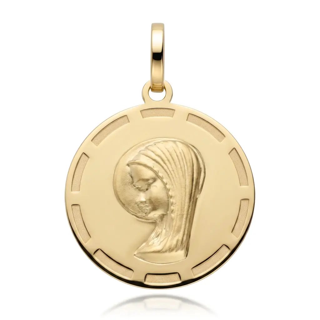 Medalla Virgen Niña Redonda