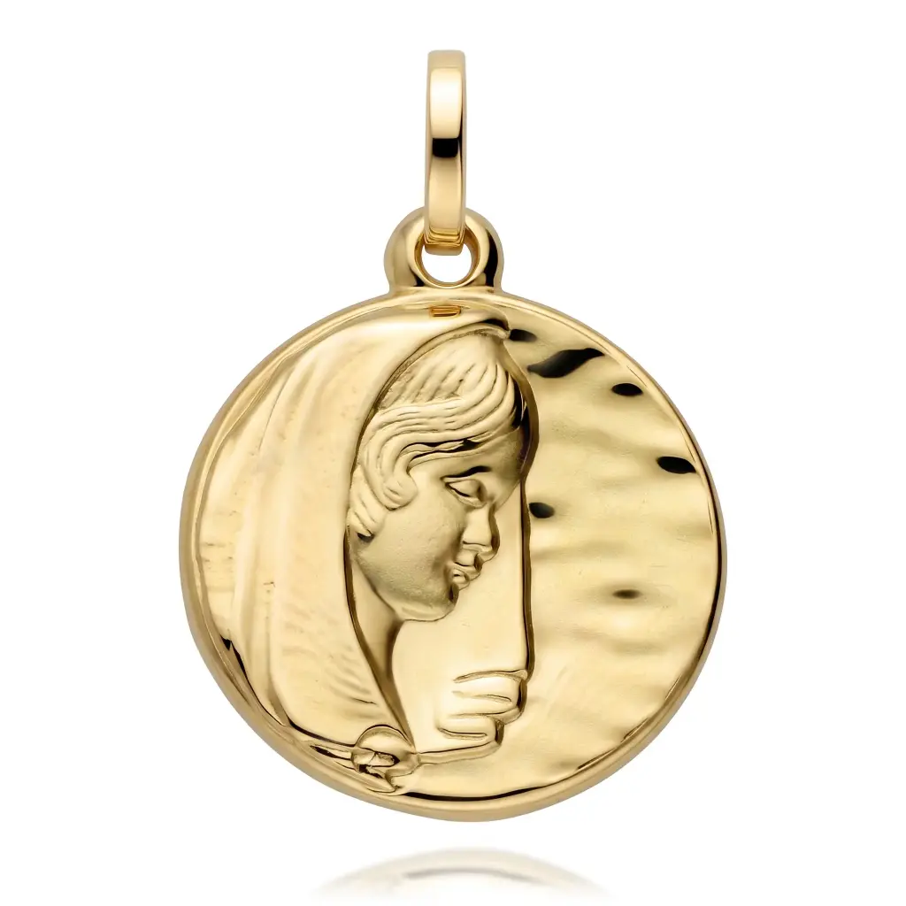 Medalla Virgen Niña Redonda 