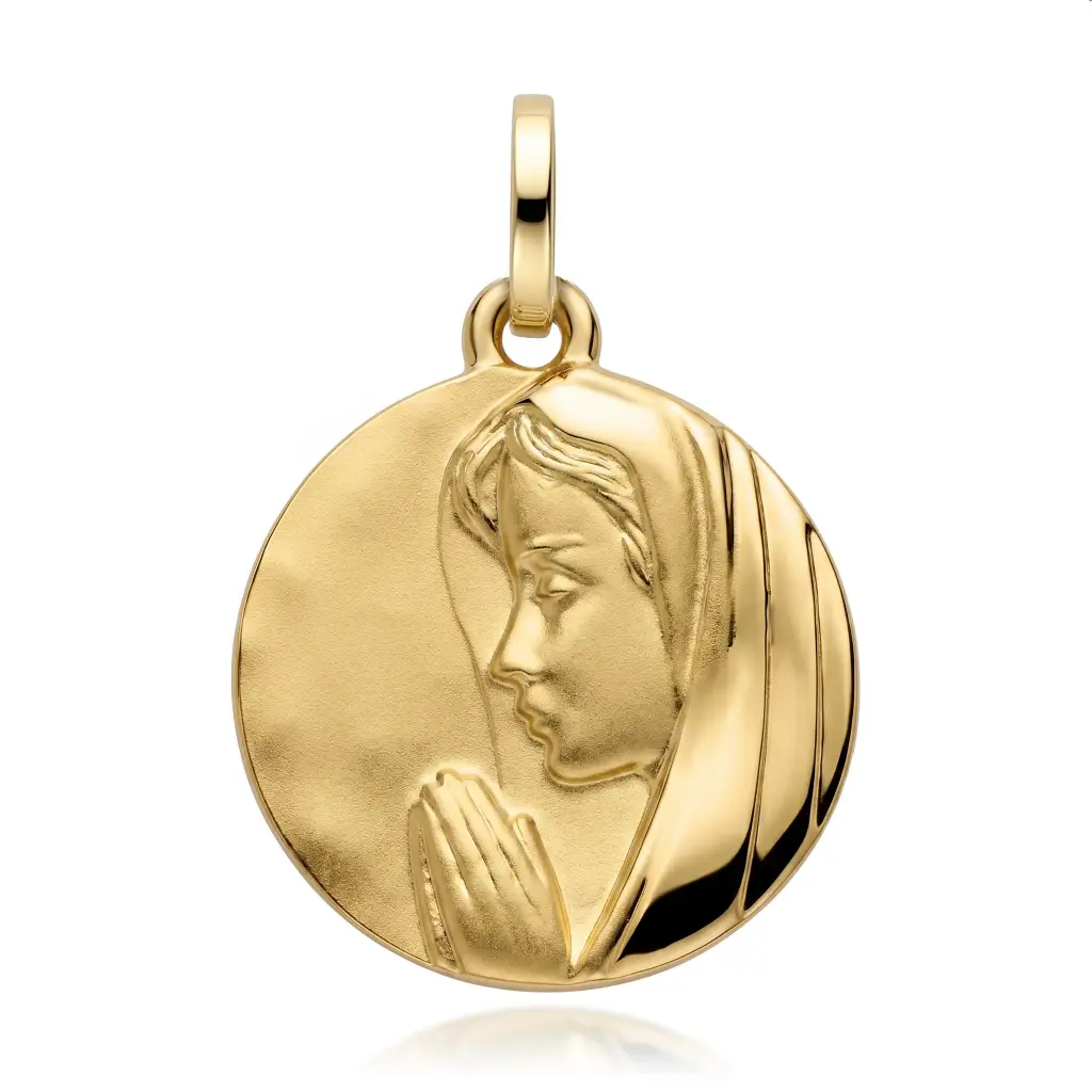 Medalla Virgen Niña Redonda
