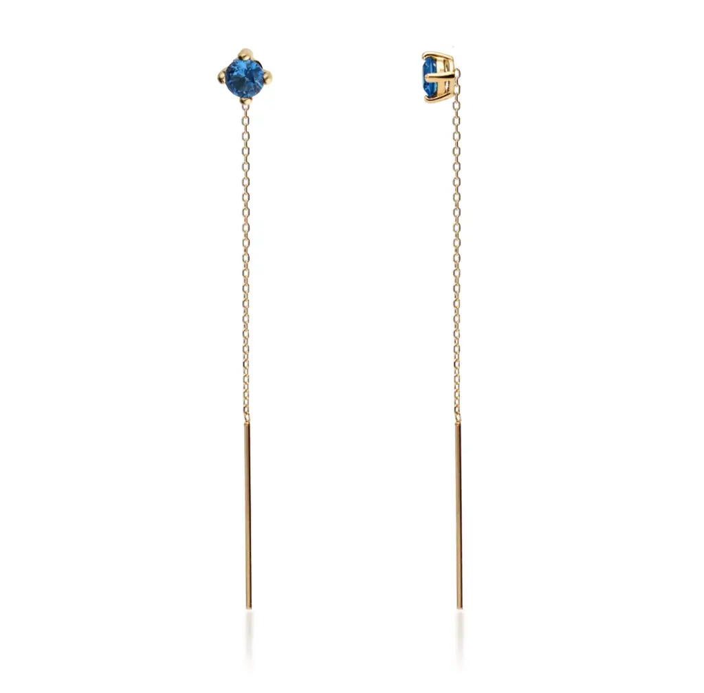 Pendientes Cadena Color 